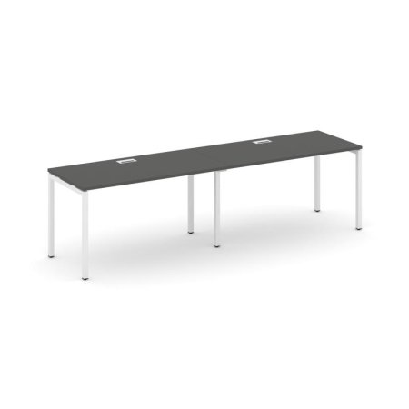 Рабочая станция 1 сторонняя SN-4P.ORS-012 (2360х700х750) (Антрацит/Металл Белый)