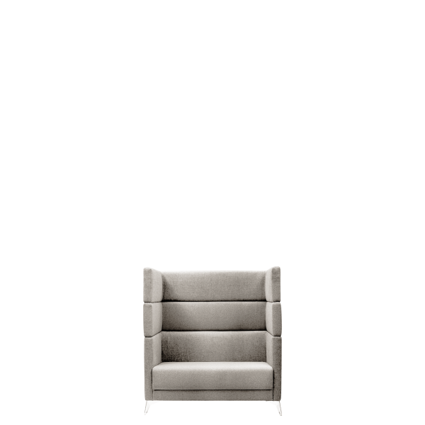 Диван офисный Меркурий (М-59) 2-х местный (высота 133см) (Бежевый)