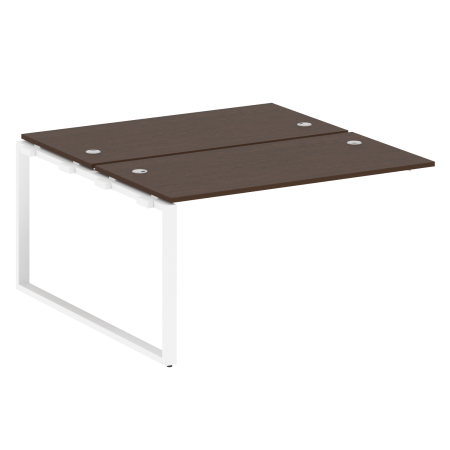 Проходной наборный элемент рабочей станции Metal System Style БО.ПРС-СП-2.3 1400x1475x750 (Венге Цаво/Белый металл)