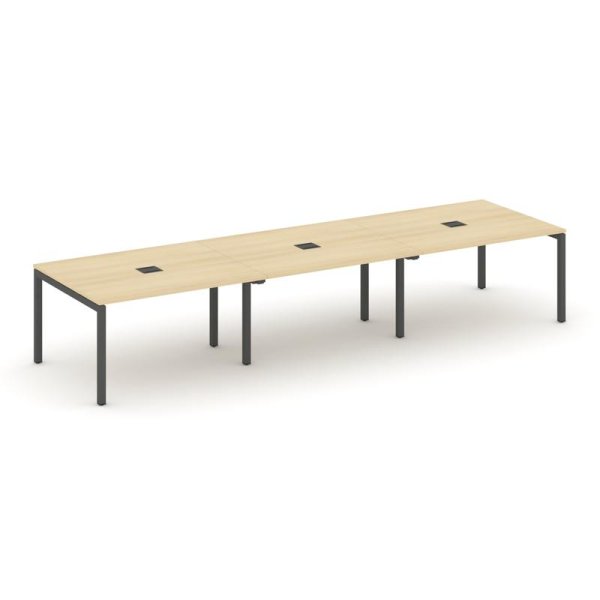 Стол переговорный SN-5P.SPRG-053 (4410х1180х750) (Акация Лорка/Металл Антрацит)