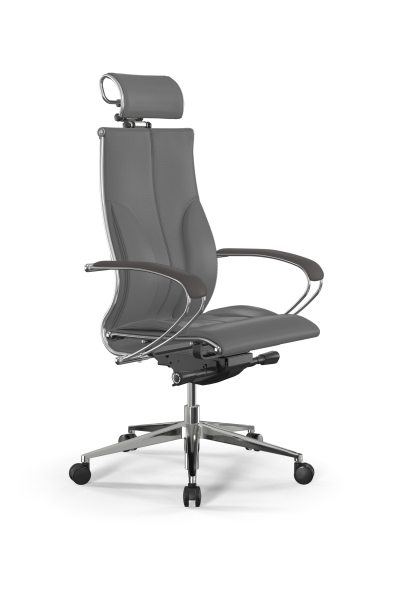 Кресло для руководителя Метта Samurai B2-10K - Infinity /Kc06/Nc06/K2cL/H2cL-3D(M26.B32.G25.W03) (Серый)