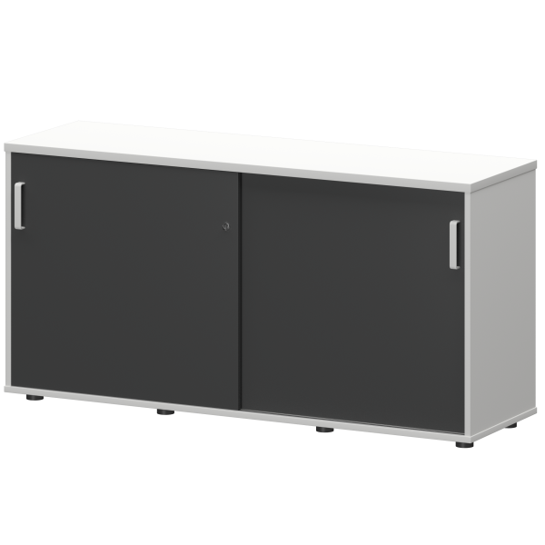 Тумба-купе Смарт СМТ-15.7К Тип1 1496x444x750 (Белый/Графит)