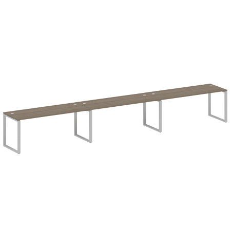 Рабочая станция Metal System Style БО.СМ-3.5 5400x720x750 (Вяз/Серый металл)