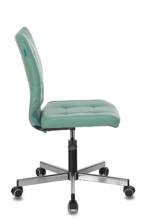 Кресло Бюрократ CH-330M/GREY без подлокотников серо-голубой Lincoln 212 искусственная кожа крестовин (Компьютерное кресло CH-330M серо-голубой)