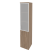 Шкаф высокий узкий правый Onix O.SU-1.2RR 400x420x1977 (Тиквуд Светлый)