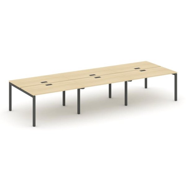 Рабочая станция 2-х сторонняя SN-5P.DRS-062 (3540х1232х750) (Акация Лорка/Металл Антрацит)