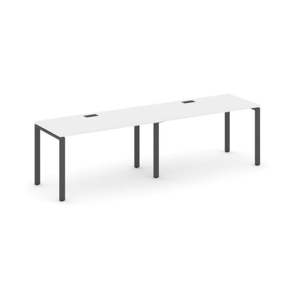 Рабочая станция 1 сторонняя SN-6P.ORS-021 (1960х800х750) (Белый/Металл Антрацит)