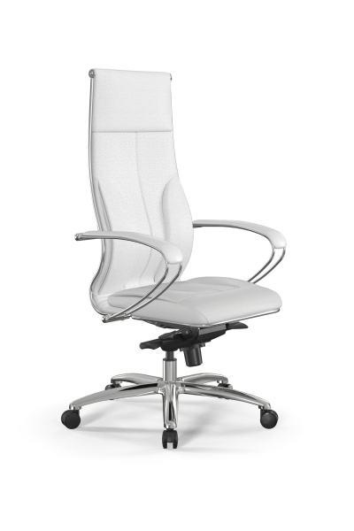Кресло для руководителя Метта Samurai B1-11K - Infinity /Kc06/Wm06/K2cL(M06.B31.G04.W03) (Белый)