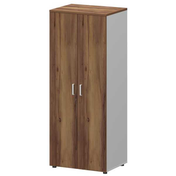 Шкаф для одежды Смарт СМШ-58-6ШД Тип2 792x594x1990 (Белый/Таксония)