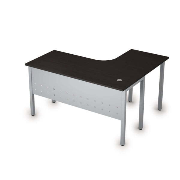 Стол письменный на металлокаркасе лев Стиль 2МК.130 1400x1200x750 (ВенгеСерый)