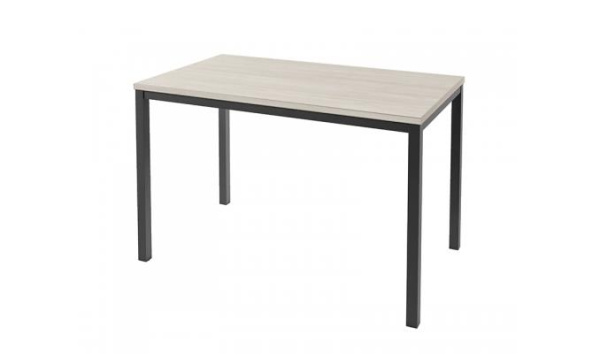 Стол на металлокаркасе одинарный Инновация IL-30 1200х700х750 (Акация МораваАнтрацит)