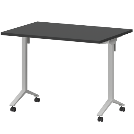 Стол мобильный складной Моби МБ25-100.70 1000x700x750 (Графит/Белый)