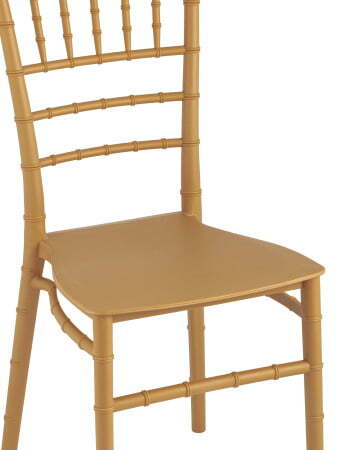 Стул Chiavari (Кьявари) пластик золотой (Стул Bride золотой)