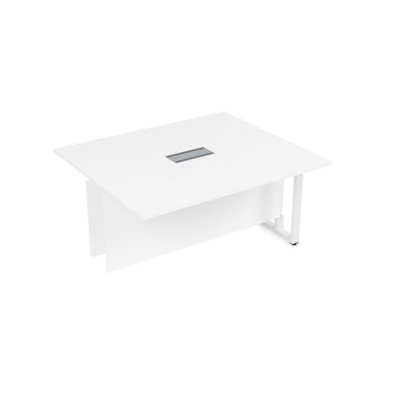 16СКС.162 Стол-квадрат бенч, средний модуль  (1200x1600x750) (Белый Премиум | Белый)