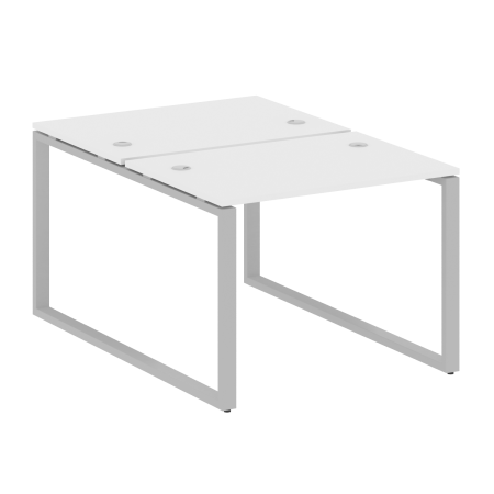 Рабочая станция Metal System Style БО.РАС-СП-2.1 1000x1475x750 (Белый/Серый металл)