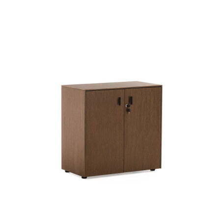 EXE Шкаф H82 (Орех/Черный)