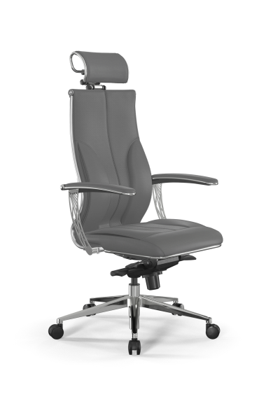 Кресло для руководителя Метта Samurai B2-11U - Infinity /Kc06/Wm06/U0mL-4c3/H2cL-3D(M06.B32.G11.W03) (Серый)