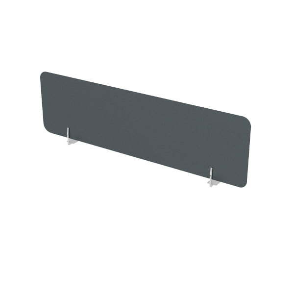 10БФО.164 Барьеры фронтальные оргстекло (1600x4x400) (Dark greyПорошковое покрытие)