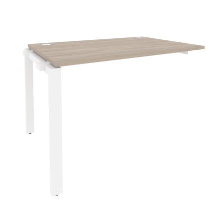 Наборный элемент рабочей станции на П-образном м/к Onix O.MP-1.NRS-2.8 1180x800x750 (Дуб Аттик/Белый Металл)