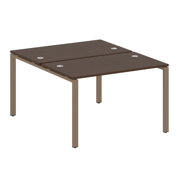 Рабочая станция Metal System Style БП.РАС-СП-2.2 1200x1475x750 (Венге Цаво/Мокко металл)