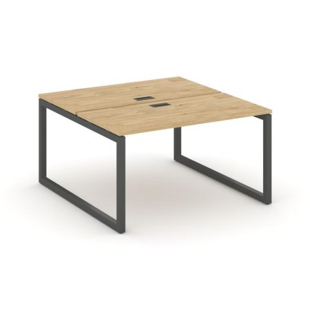 Рабочая станция 2-х сторонняя SN-5O.DRS-013 (1380х1432х750) (Тиквуд Светлый/Металл Антрацит)