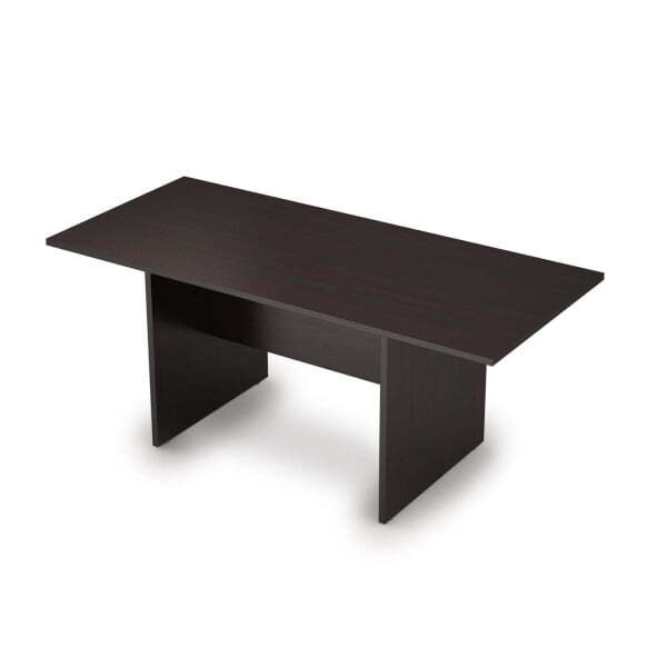 6СП.001 Стол для переговоров (1800x800x750) (Венге/Алюминий матовый)