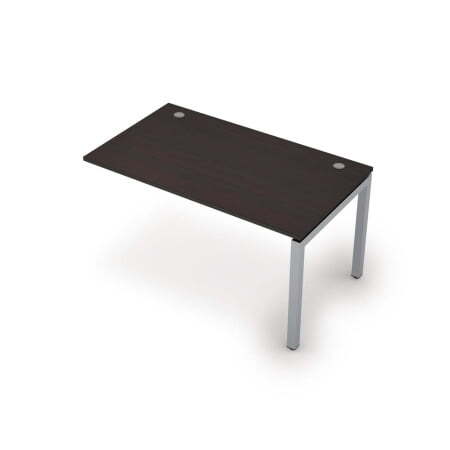 6МБК.5189 Линейная бенч-система, конечный модуль (1400x800x750) (Венге/Алюминий матовый)