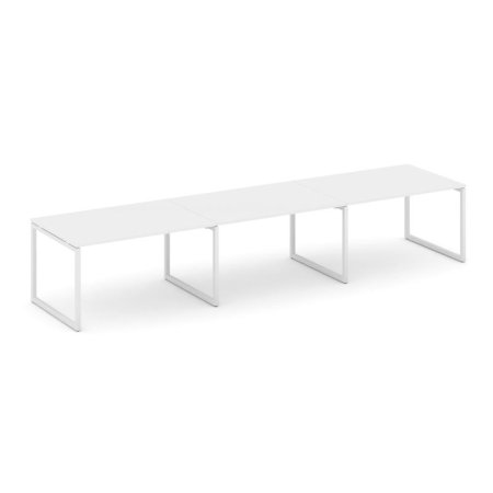 Стол переговорный SN-4O.SPRG-023.3 (4410х980х750) (Белый/Металл Белый)