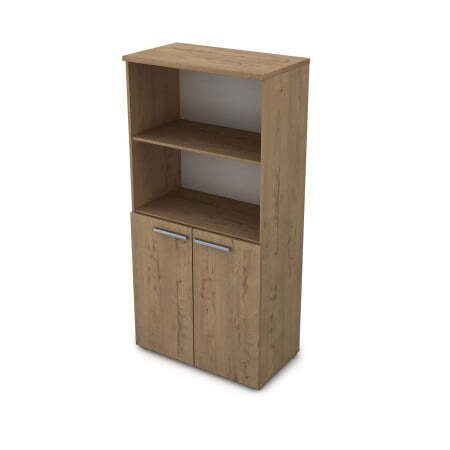 9Ш.004.4 Шкаф с открытой полкой (800x450x1645) (Teakwood)