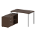 Рабочая станция с опорной тумбой левая Metal System Style БП.РС-СТС-2.2 Л 1300x1520x750 (Дуб Наварра/Серый металл)
