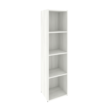 Модуль основной 4 ячейки Locker Plus LK.OM-4 408x350x1593 (Снежная Патина)