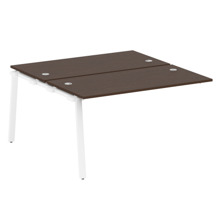 Проходной наборный элемент рабочей станции Metal System Style БА.ПРС-СП-2.3 1400x1475x750 (Венге Цаво/Белый металл)