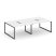 Рабочая станция 2-х сторонняя SN-4O.DRS-032 (2360х1232х750) (Тиквуд Светлый/Металл Антрацит)
