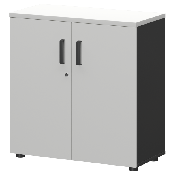 Шкаф Смарт СМШ-28Д Тип2 792x380x1214 (Графит/Белый)