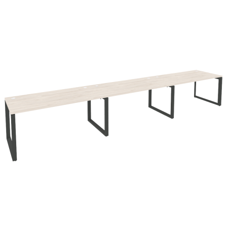 Рабочая станция на О-образном м/к Onix O.MO-RS-3.4.8 4740x800x750 (Денвер Светлый/Черный металл)