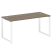 Стол письменный Metal System Style БО.СП-4 1600x720x750 (Дуб Наварра/Серый металл)