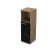9ПП.017.8 Пенал средний со стеклом и нишей (400x450x1245), правый (Teakwood)