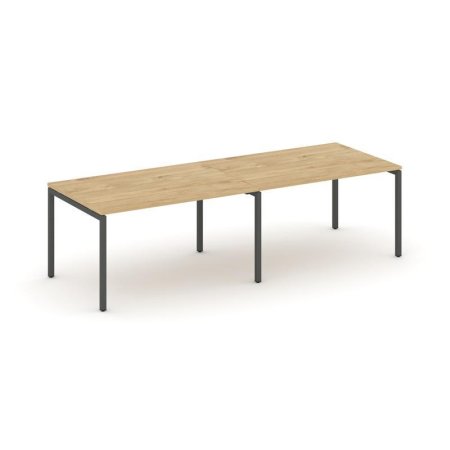 Стол переговорный SN-4P.SPRG-012.3 (2360х980х750) (Тиквуд Светлый/Металл Антрацит)