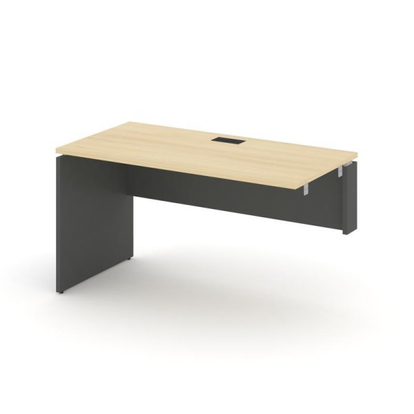 Стол-приставка к опорным элементам SN-D.OPRS-003(R) (1380х600х750) (Акация Лорка/Антрацит)