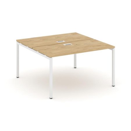 Рабочая станция 2-х сторонняя SN-4P.DRS-002 (1180х1232х750) (Тиквуд Светлый/Металл Белый)