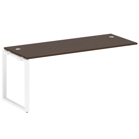 Проходной наборный элемент рабочей станции Metal System Style БО.ПРС-СП-1.5 1800x720x750 (Венге Цаво/Белый металл)