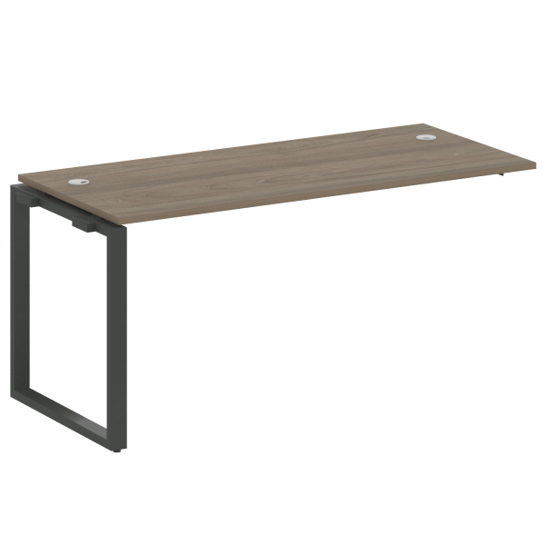 Проходной наборный элемент рабочей станции Metal System Style БО.ПРС-СП-1.4 1600x720x750 (Вяз/Антрацит металл)