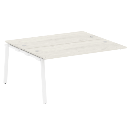 Проходной наборный элемент рабочей станции Metal System Style БА.ПРС-СП-2.4 1600x1475x750 (Дуб Наварра/Белый металл)