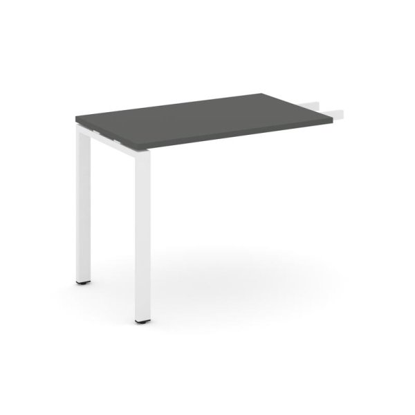 Брифинг-приставка SN-6P.BR-001 (580х600х750) (Антрацит/Металл Белый)