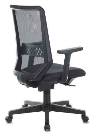 Кресло MC-611N черный TW-01 38-418 сетка/ткань крестов. пластик (Черный)