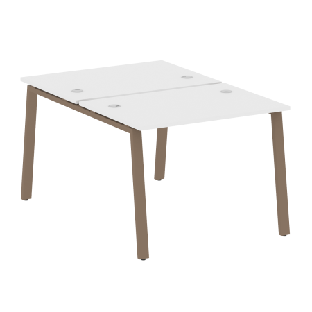 Рабочая станция Metal System Style БА.РАС-СП-2.1 1000x1475x750 (Белый/Мокко металл)