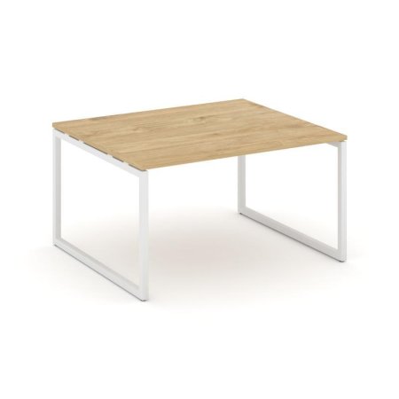 Стол переговорный SN-4O.SPRG-032.3 (1180х1180х750) (Тиквуд Светлый/Металл Белый)