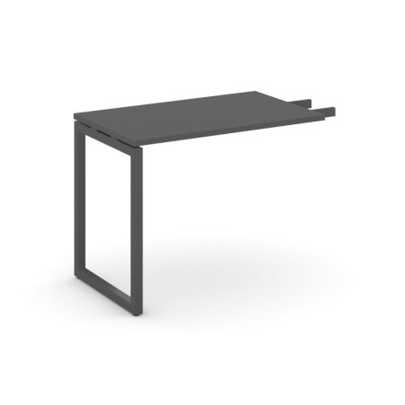 Брифинг-приставка SN-4O.BR-004 (1180х600х750) (Антрацит/Металл Антрацит)