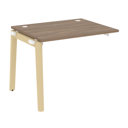Наборный элемент рабочей станции на деревянных опорах Onix Wood OW.1.NRS-1.8 980x800x750 (Дуб Аризона/Дуб Светлый)