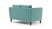 Диван 2-местный раскладной Neapole (1700x970x960) Аквамарин (Аквамарин)